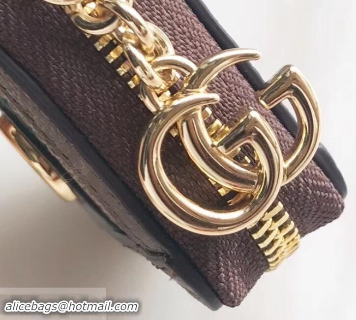 Classic Gucci Web Ophidia GG Key Case 523157 Coffee 2019