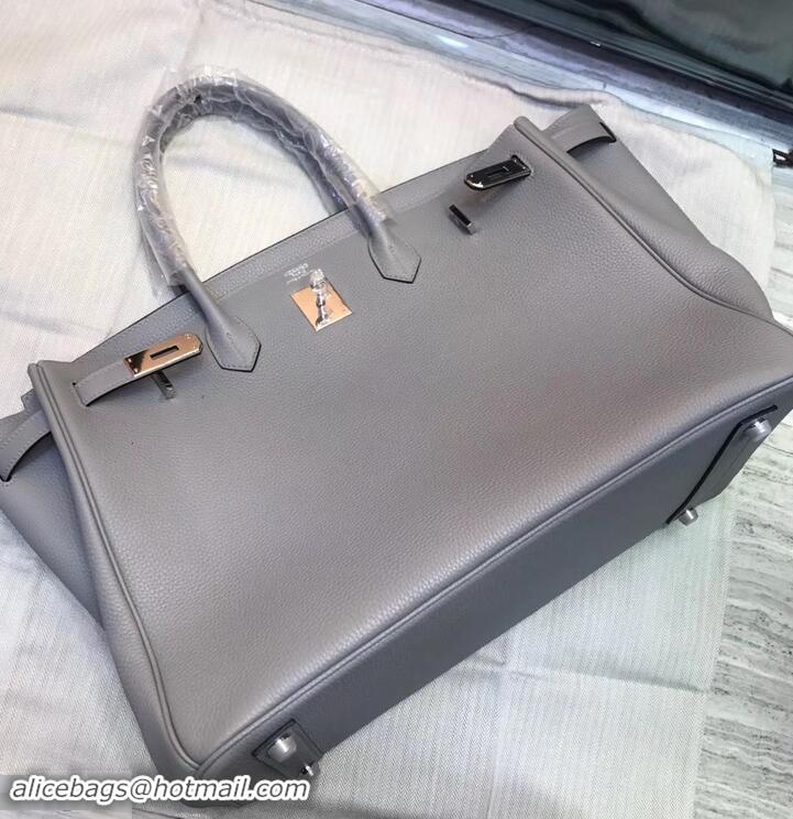 Discount Design HERMES BIRKIN 40 blue IN ORIGINAL TOGO LEATHER 630112