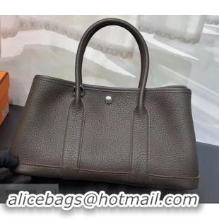 Perfect Hermes Mini Garden Party Bag in original togo leather 630113 Etoupe