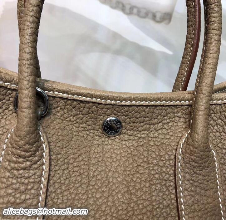 Shop Cheap Hermes Mini Garden Party Bag in original togo leather 630113 Camel