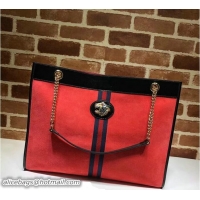 Best Grade Gucci Rajah Large Tote 537219 Red