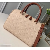 Good Taste Louis Vuitton Monogram Empreinte Speedy Bandouliere 30 Bag M44735 Creme Caramel 2019