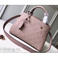 Good Quality Louis Vuitton Monogram Empreinte Leather Montaigne BB Bag M44160 Vison