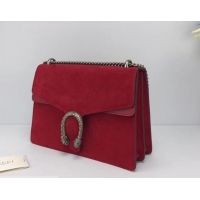 Most Popular Gucci Suede Dionysus Medium Shoulder Bag 403348/400235 Red