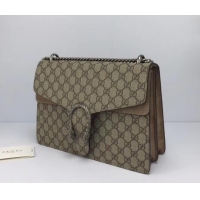 Best Price Gucci GG Supreme Canvas Dionysus Medium Shoulder Bag 403348/400235 Camel