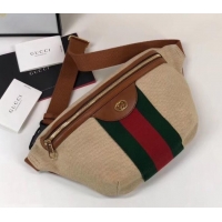 Low Cost Gucci Vintage Canvas Web Belt Bag 575082 2019