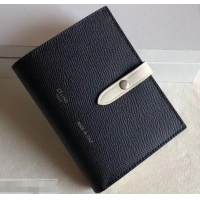 Stylish Celine Bicolour Medium Strap Multifunction Wallet 608012 Black/White