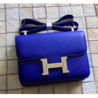 Best Product Hermes Constance 23 Bag in original Epsom Leather 600933 cobalt blue