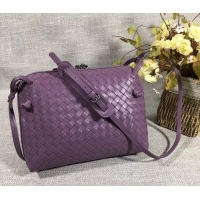 Durable Bottega Veneta Intrecciato Nappa Leather Nodini Cross-body Bag 612011 Lilac 2019