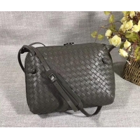 Classic Practical Bottega Veneta Intrecciato Nappa Leather Nodini Cross-body Bag 612011 Etoupe 2019