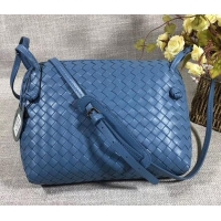 Best Price Bottega Veneta Intrecciato Nappa Leather Nodini Cross-body Bag 612011 Light Blue 2019