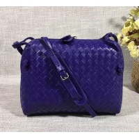 Top Quality Bottega Veneta Intrecciato Nappa Leather Nodini Cross-body Bag 612011 Purple 2019