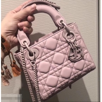 Perfect Lady Dior Mini Bag in Cannage with Chain 612015 All Pink