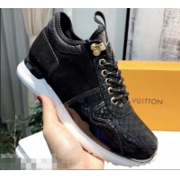 Shop Cheap Louis Vuitton Iridescent Fish Scale Pattern Run Away Sneakers LV82604 2019