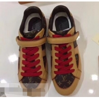 Buy Discount Louis Vuitton Classic Monogram Canvas Sneakers LV92201 Brown