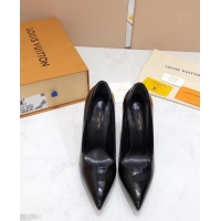 Buy Replicas Louis Vuitton Heel 10.5cm Eyeline Pumps LV91915 Patent Black 2019