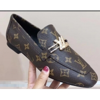 Most Popular Louis Vuitton Upper Case Flat Loafer 1A4EW3 Monogram Canvas 2019