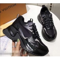 Chic Fake Louis Vuitton Heel 5cm Run Away Pulse Sneakers LV92003 2019