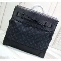 Duplicate Louis Vuitton Monogram Eclipse Canvas Steamer PM Messenger Bag M44473 2019