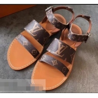 Youthful Louis Vuitton Formentera Flat Thong Sandals LV92344 Brown Summer 2019