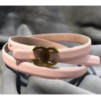 Luxury Chanel CC Belt 15mm Width 550173 Pink