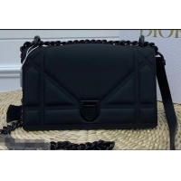 Grade Quality Dior Quilted Matte Calfskin Diorama Small Bag CD96221 So Black 2019