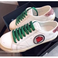 Low Price Saint Laurent Court SL06 Sneakers Y86715 Green