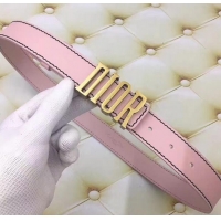 Stylish Dior Width 3cm Belt 931030 Pink