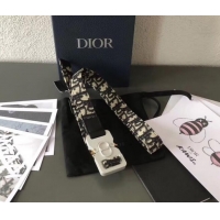 Trendy Design Dior Width 2.5cm Belt with Square CD Buckle in 931043 Oblique Canvas