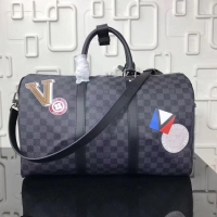 Promotion Louis Vuitton Damier Graphite Canvas KEEPALL 45 BANDOULIERE N41057