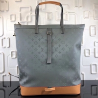 High Quality Louis Vuitton Monogram Titanium Canvas Zipped Tote M43887