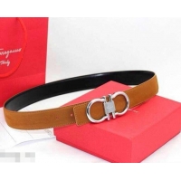 Good Product Ferragamo Women Adjustable and Reversible Belt in calfskin 602326