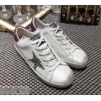 Low Cost Golden Goose Deluxe Brand Superstar Sneakers GD8402 White/Glitter Red 2018