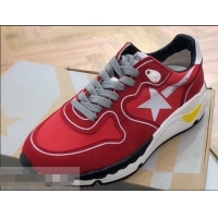 Cheap Golden Goose Deluxe Brand GGDB Running Sole Sneakers GD9334 Red 2019