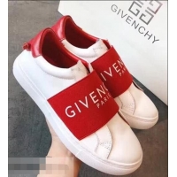 Best Price Imitation Givenchy Paris Sneakers in Leather G87535 Red