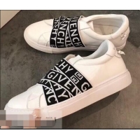 Recommended Givenchy 4G Webbing Sneakers in Leather G94305 White 2019