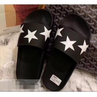 Purchase Cheap Givenchy Paris Logo Slides Sandals G95002 Rubber Star