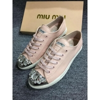 Fashion Discount Cheap Miu Miu Casual Shoes MM439 Pink