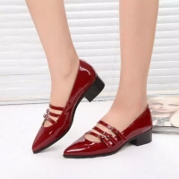 Hot Sell Miu Miu Leather Pump MM446 Red