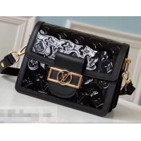 Grade Quality Louis Vuitton Monogram Vernis Patent Leather Mini Dauphine Bag M538044 Black 2019