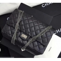 Good Product Chanel Original Quality 2.55 Reissue Size 227 calfskin Bag Black with silver hardware 602512