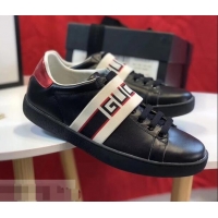 Low Price Gucci Ace Sneakers with Gucci Stripe 525269 Black