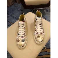 Top Quality CHRISTIAN LOUBOUTIN Lou Spikes Orlato studded sneakers CL1015