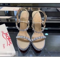 Promotion Discount Christian Louboutin 60MM Pyraclou Rockstud Wedges CL9719