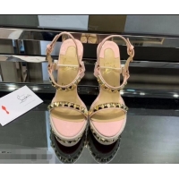 Low Cost Christian Louboutin 60MM Pyraclou Rockstud Wedges CL9720