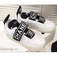 Discount Chanel x Nike Vintage Logo Sneakers G96418 White 2019