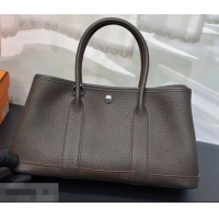 Perfect Hermes Mini Garden Party Bag in original togo leather 630113 Etoupe