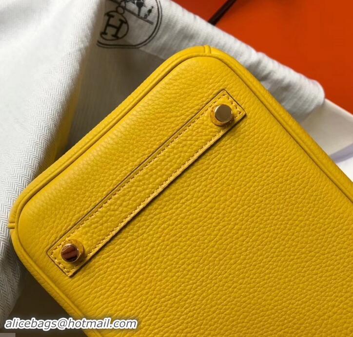 Perfect Hermes Birkin 30 Bag In Leather with Gold/Silver Hardware 630116 yellow