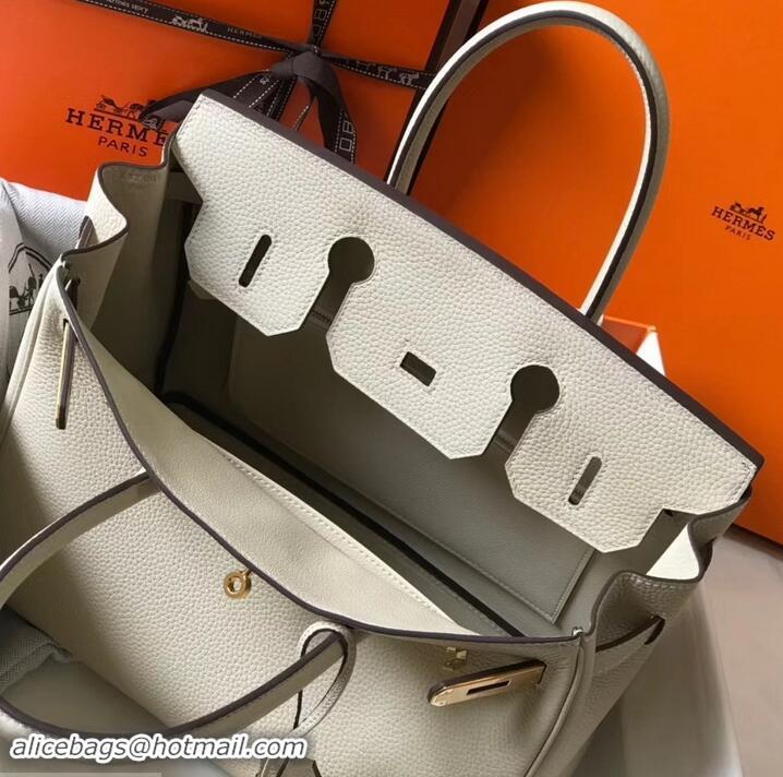 Discount Hermes Birkin 30 Bag In Leather with Gold/Silver Hardware 630116 off white