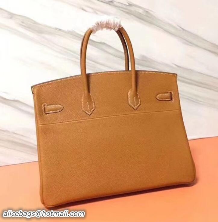 Grade Quality Hermes Birkin 35 Bag in Print Leather 630119 Brown